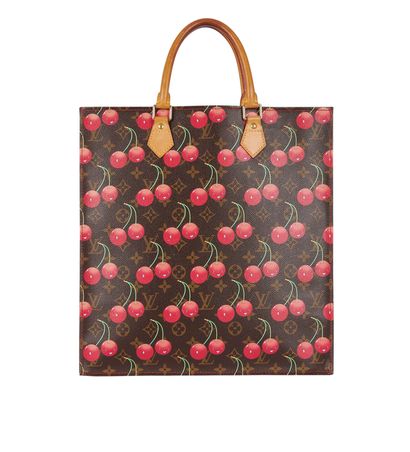 Murakami Sac Plat Cherry Print, front view